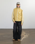 BADBLOOD Reversible Hoodie Windbreaker / Check Yellow