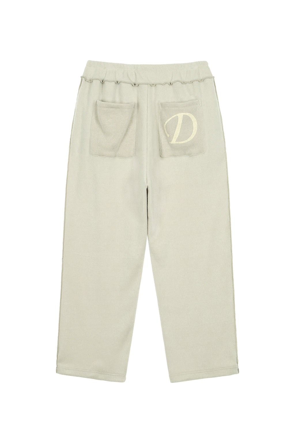 SMOOTH D LOGO KNIT PANTS & SWEATSHIRTS / 3COLORS