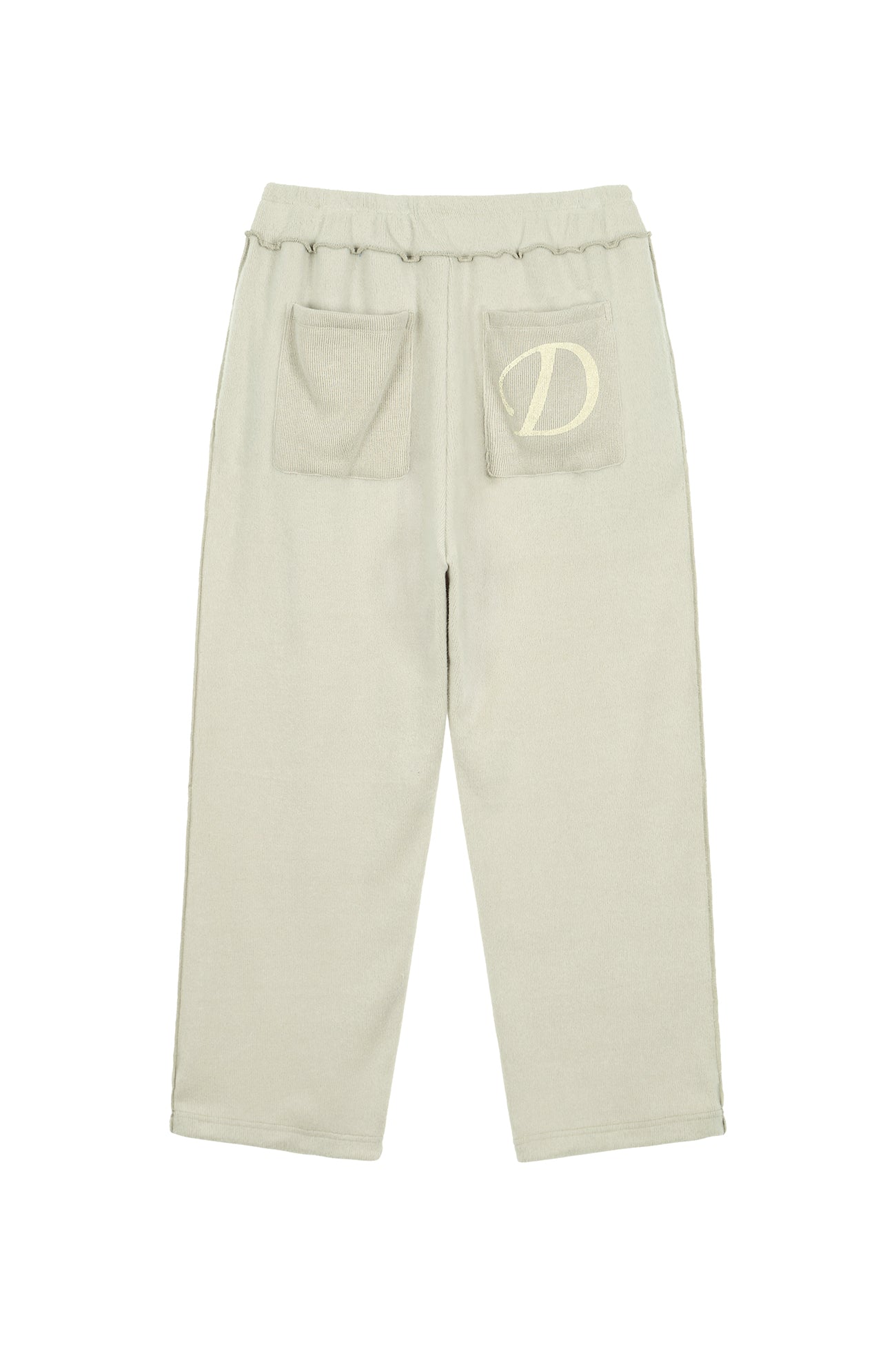 SMOOTH D LOGO KNIT PANTS & SWEATSHIRTS / 3COLORS