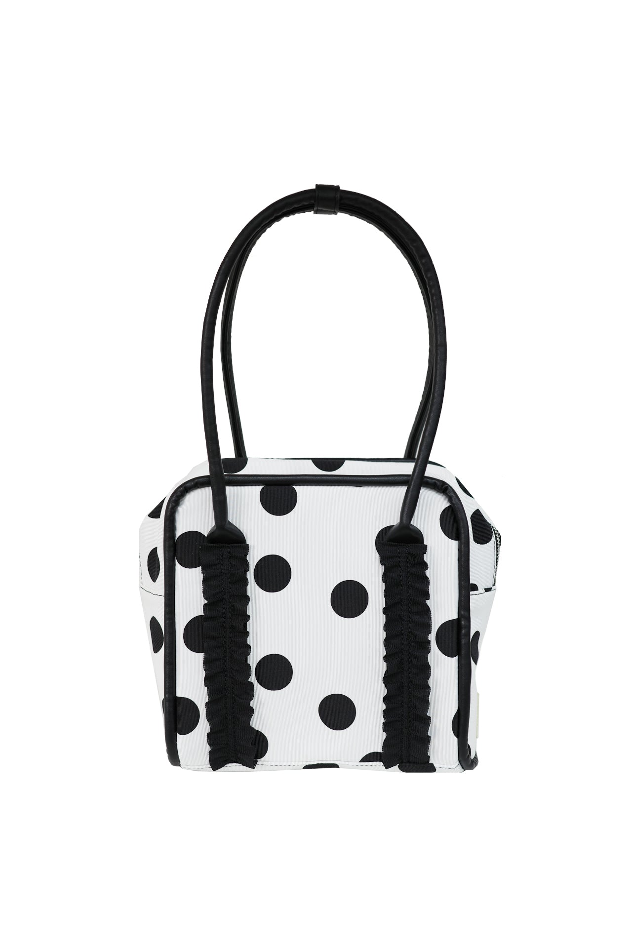 Yeomim mini box bag / white dot