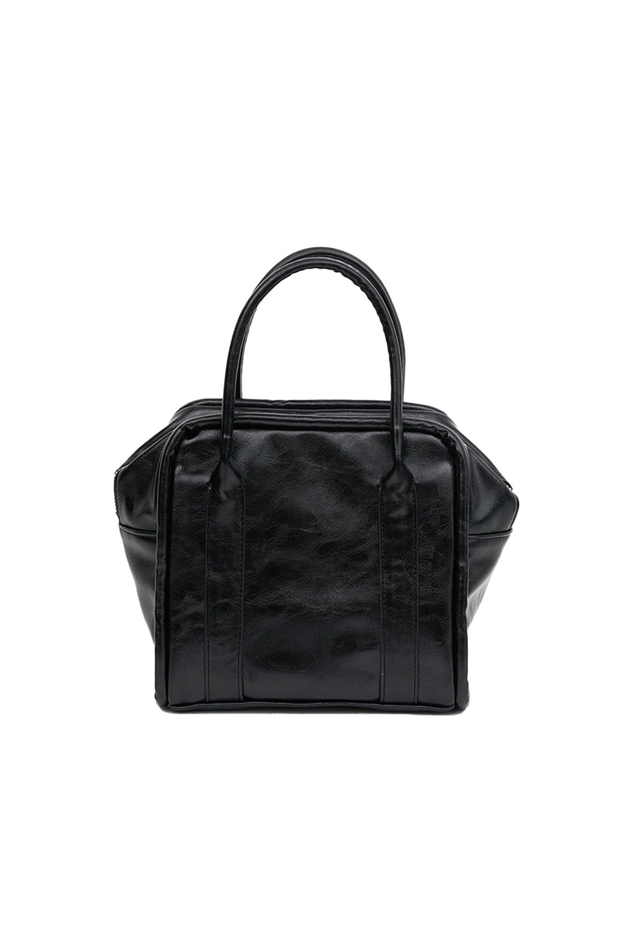 Yeomim mini box bag / crinkle black