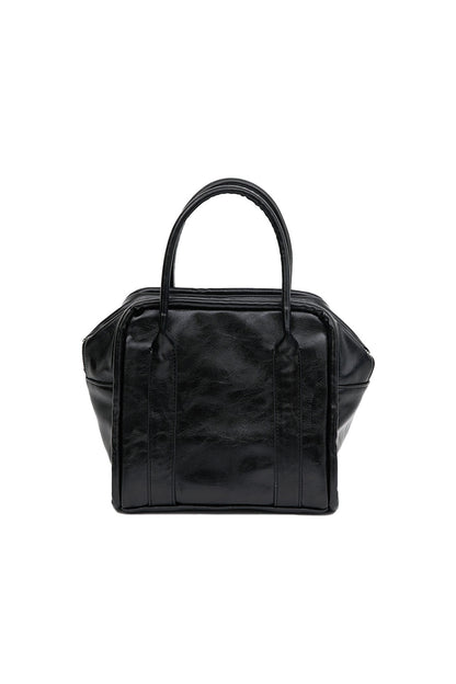 Yeomim mini box bag / crinkle black