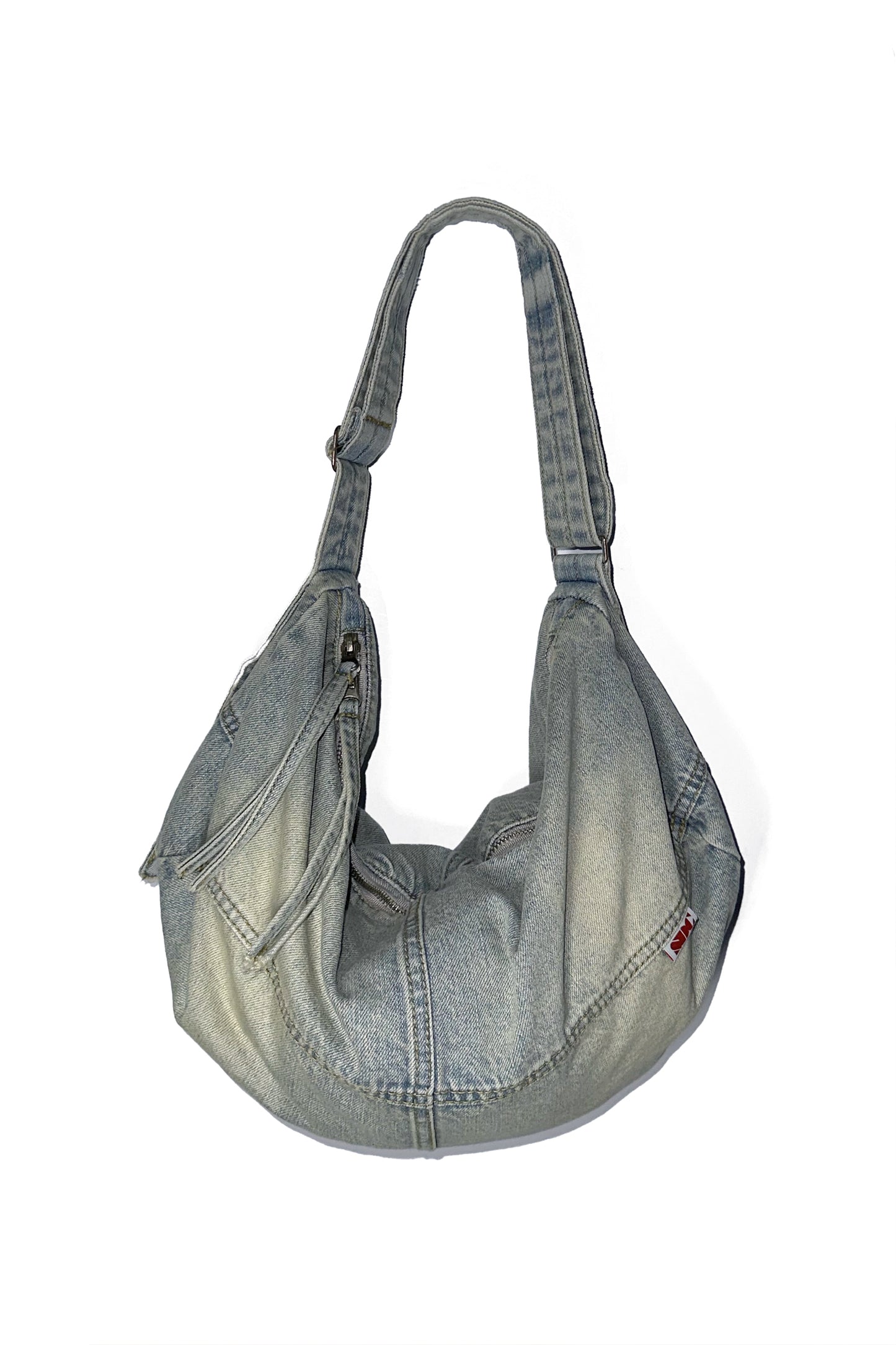 Sculptor Washed Denim Duffle Bag / Washed Blue