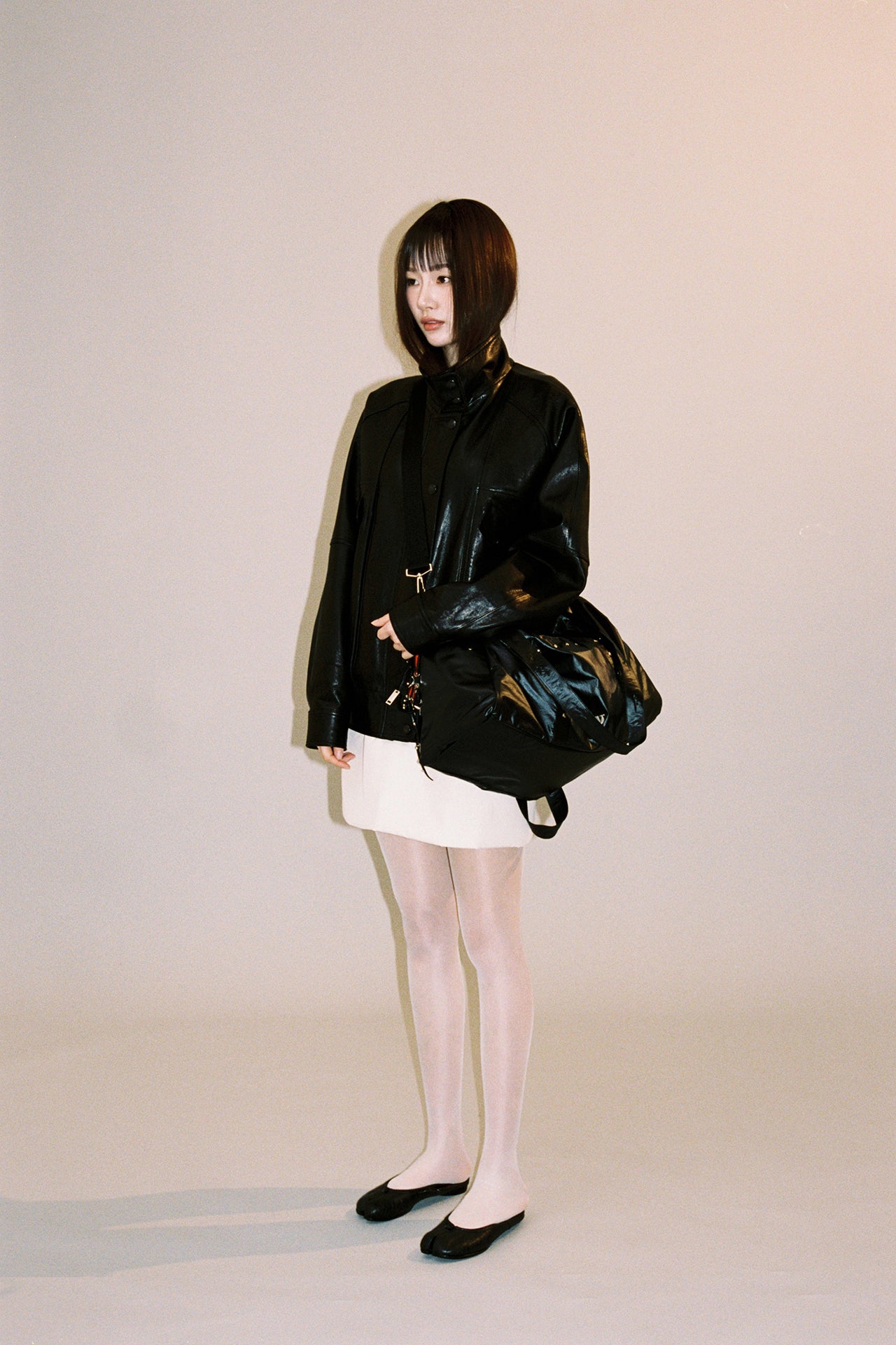 Yeomim stud duffle bag / black