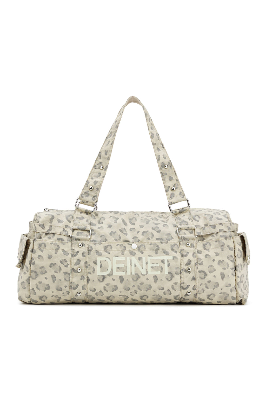 LOGO DUFFLE BAG IN LEOPARD