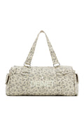 DEINETT LOGO DUFFLE BAG IN LEOPARD