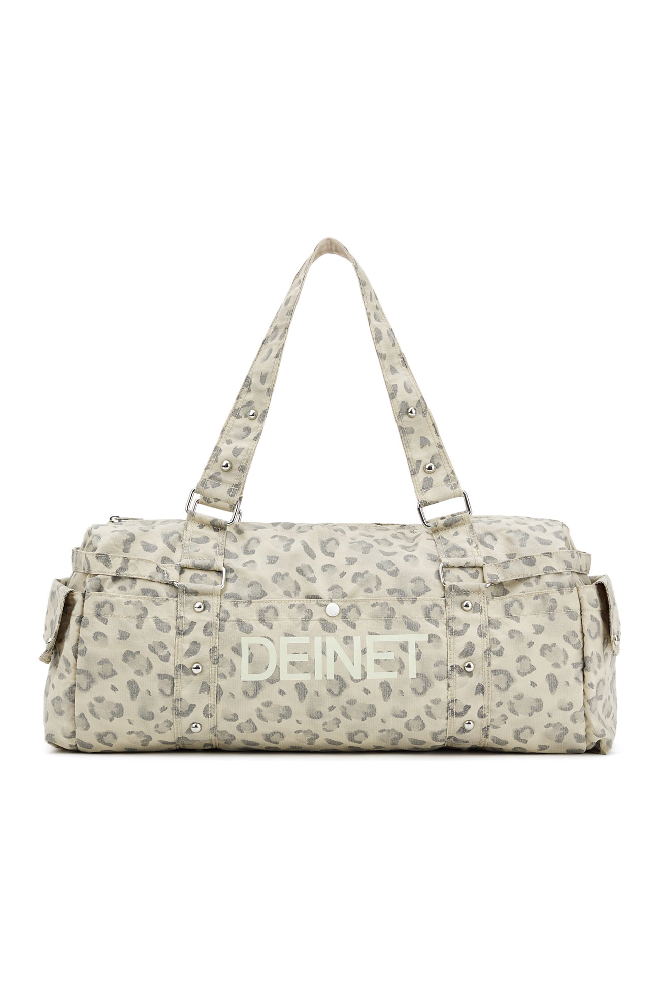 LOGO DUFFLE BAG IN LEOPARD