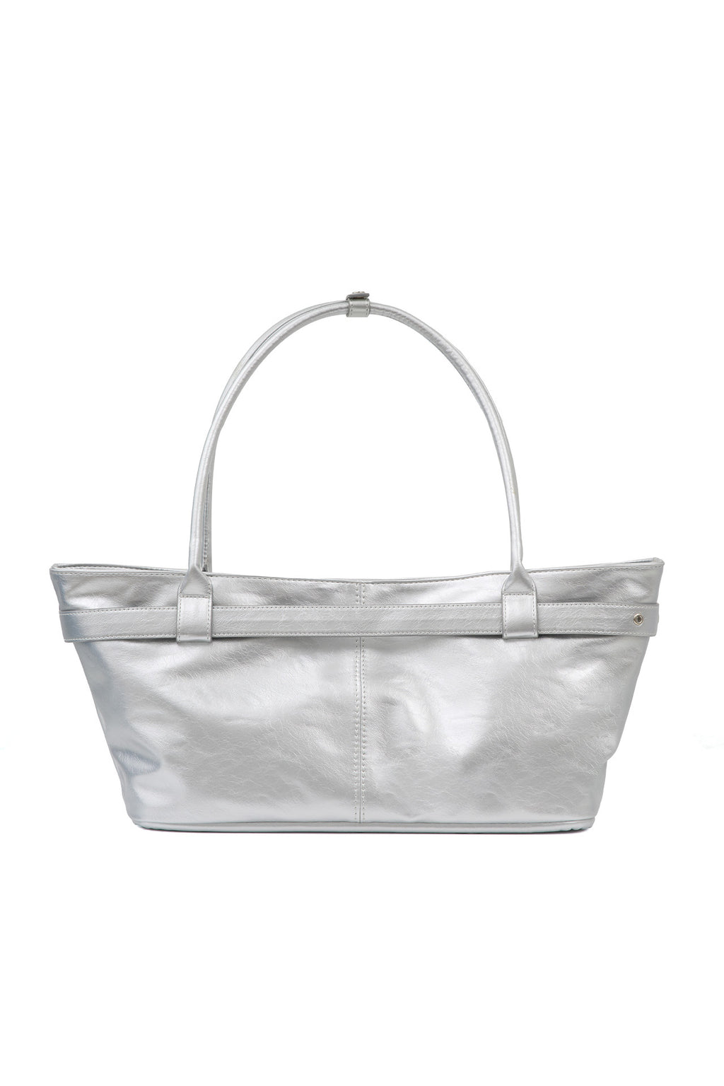YEOMIM belted boat bag (silver)