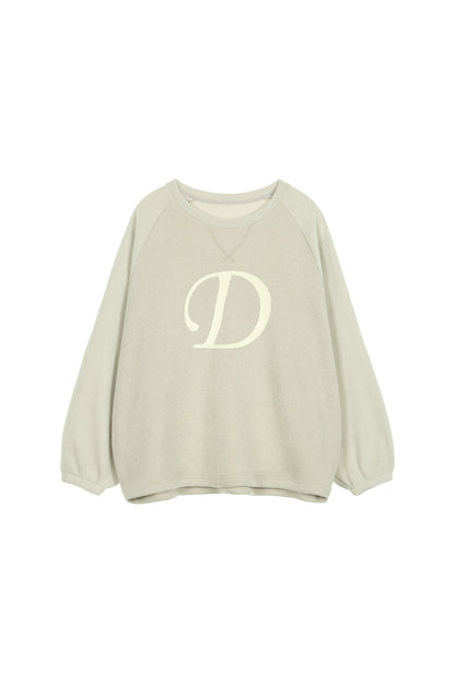 SMOOTH D LOGO KNIT PANTS & SWEATSHIRTS / 3COLORS