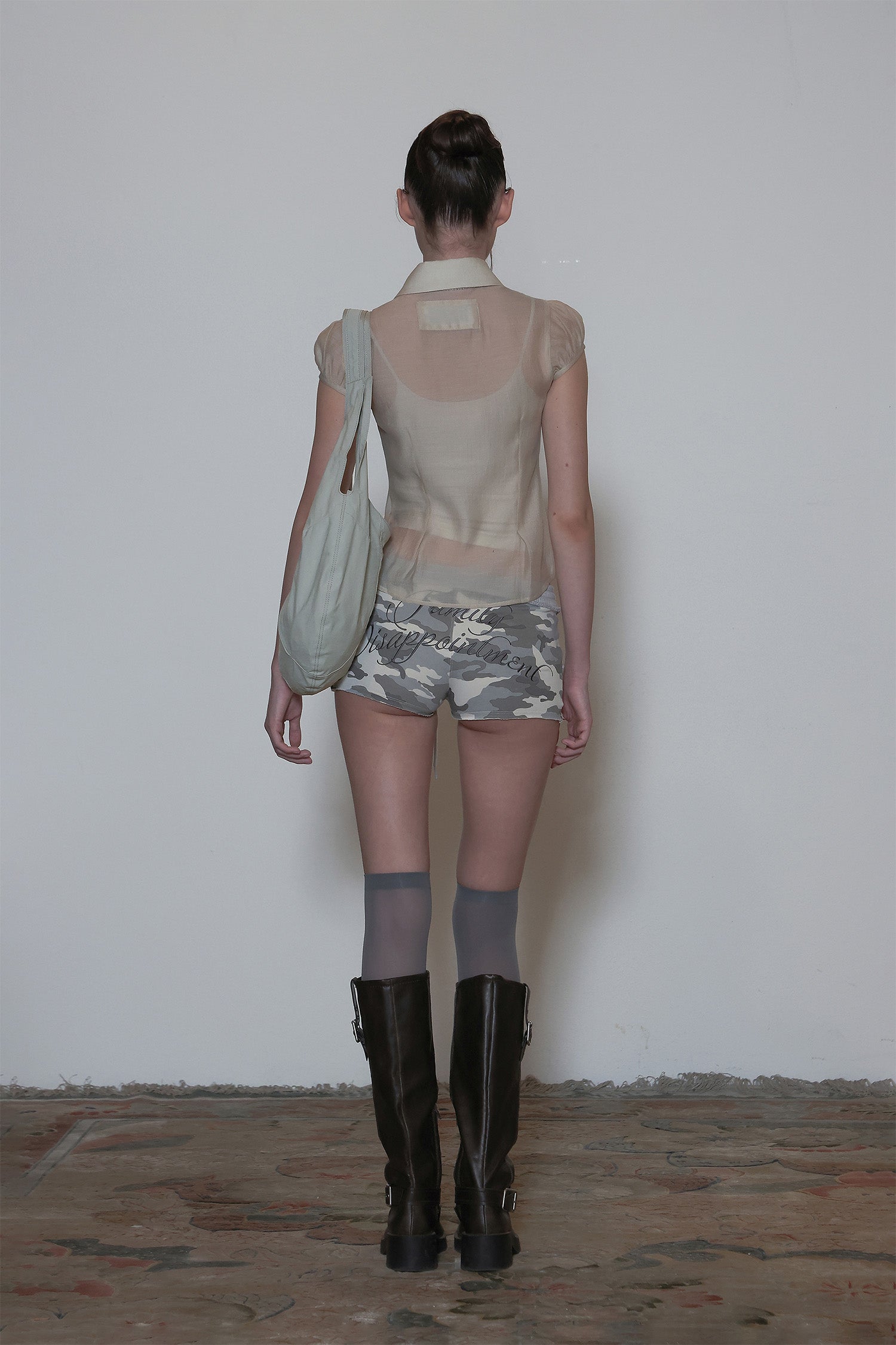 Sculptor Nylon Moon Bag - Ice