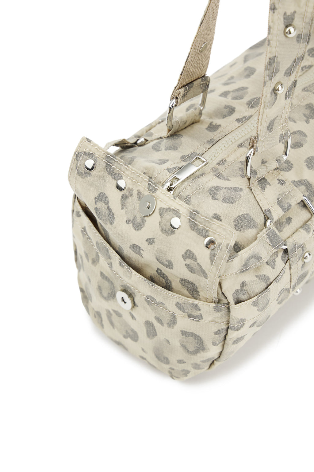 LOGO DUFFLE MINI BAG IN LEOPARD
