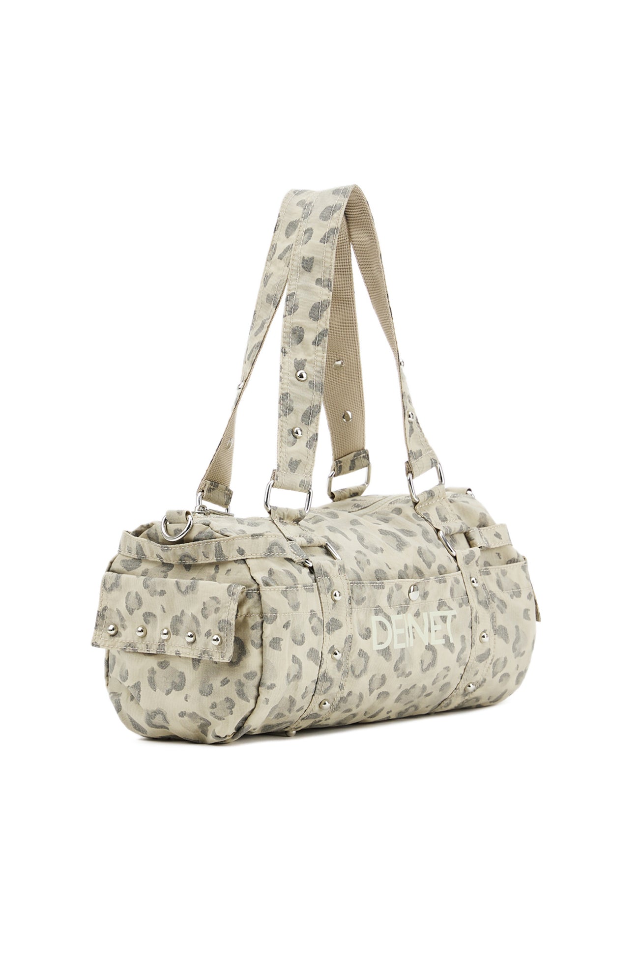 LOGO DUFFLE MINI BAG IN LEOPARD