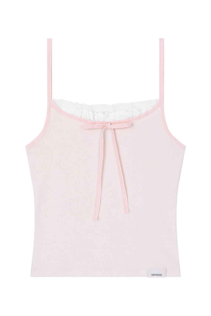 LACE BOUND TOP (PINK)