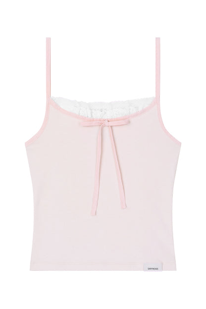 LACE BOUND TOP (PINK)