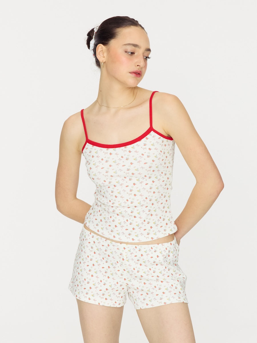 GLOWNY WILD BUTTON SHORTS / 4PATTERNS