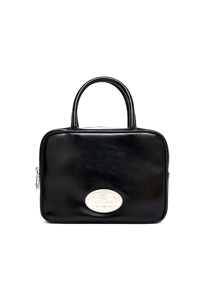 lotsyou Lumpy Bumpy Totebag / Leather black