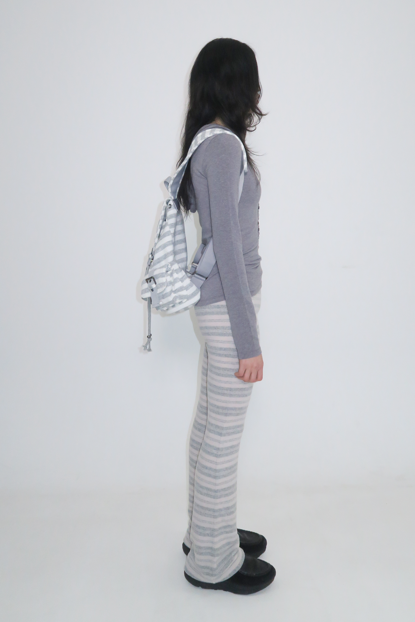 Pahisum Wool Stripe Backpack / 3 colors – dttmclub Pahisum Wool Stripe Backpack / 3 colors – dttmclub