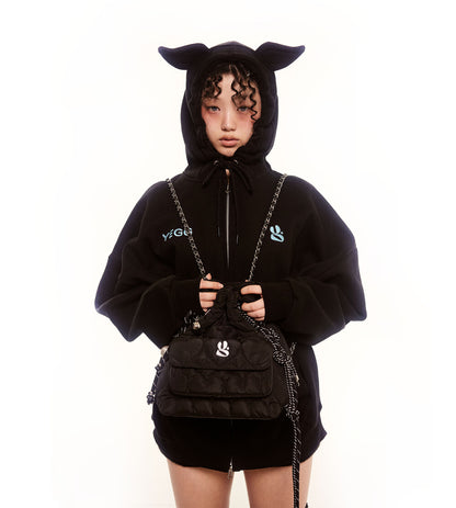 YEGG Heart padding bag (2colors)