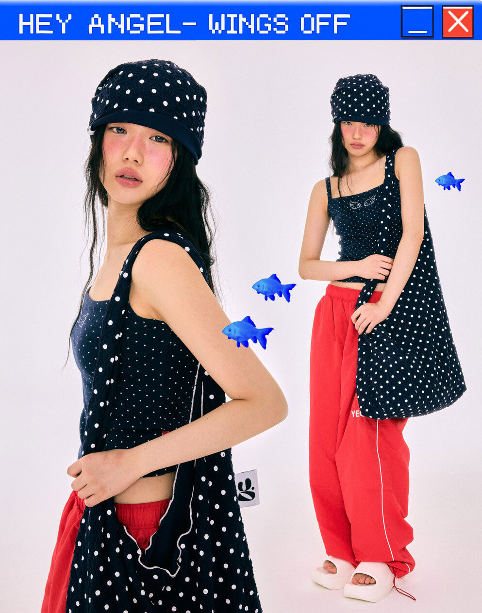 YEGG Dot angel sleeveless (3colors)