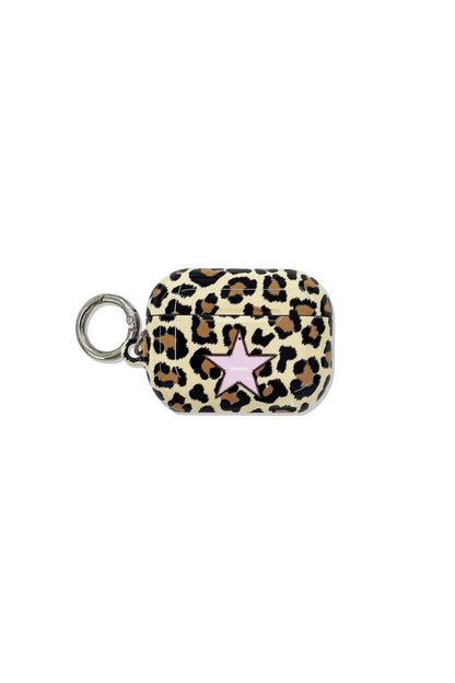 Leopard Star Airpods Case (beige)