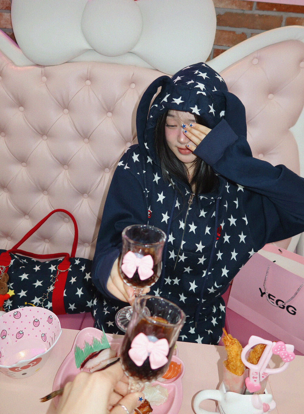 YEGG Star Bunny Hoodie - 2colors