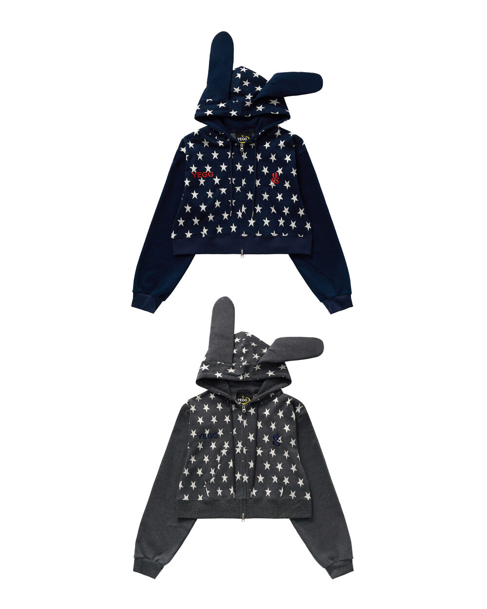 YEGG Star Bunny Hoodie - 2colors