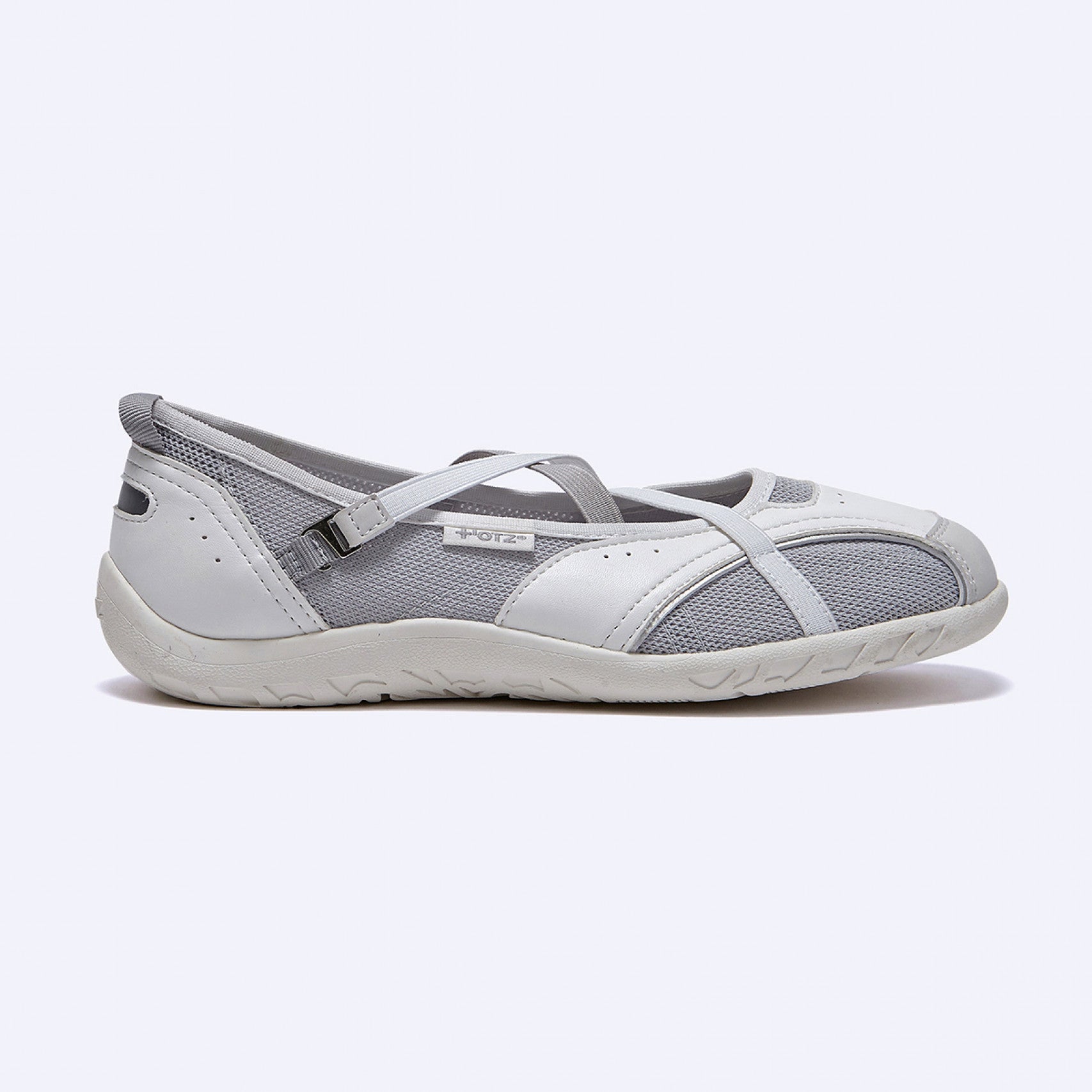 OTZ ROMARY BANDING FLAT SNEAKERS / WHITE