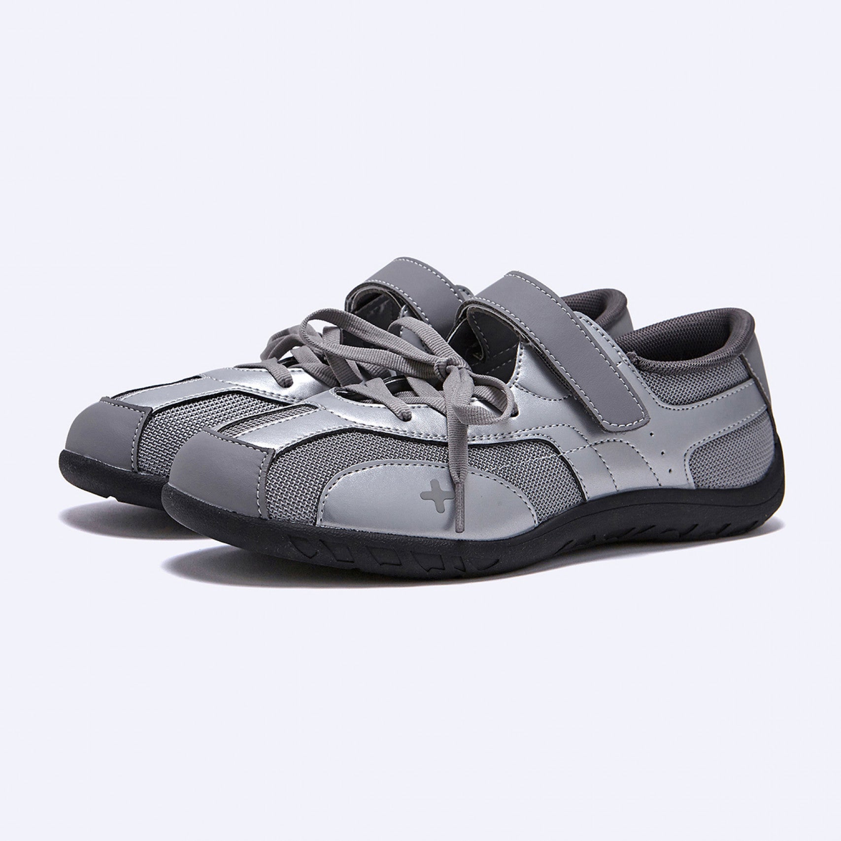 OTZ ROMARY LACE-UP SNEAKERS / SILVER
