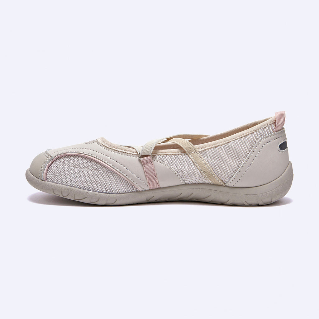 OTZ ROMARY BANDING FLAT SNEAKERS / BEIGE