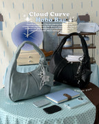 Bloom Cloud Curve Hobo Bag - 6colors