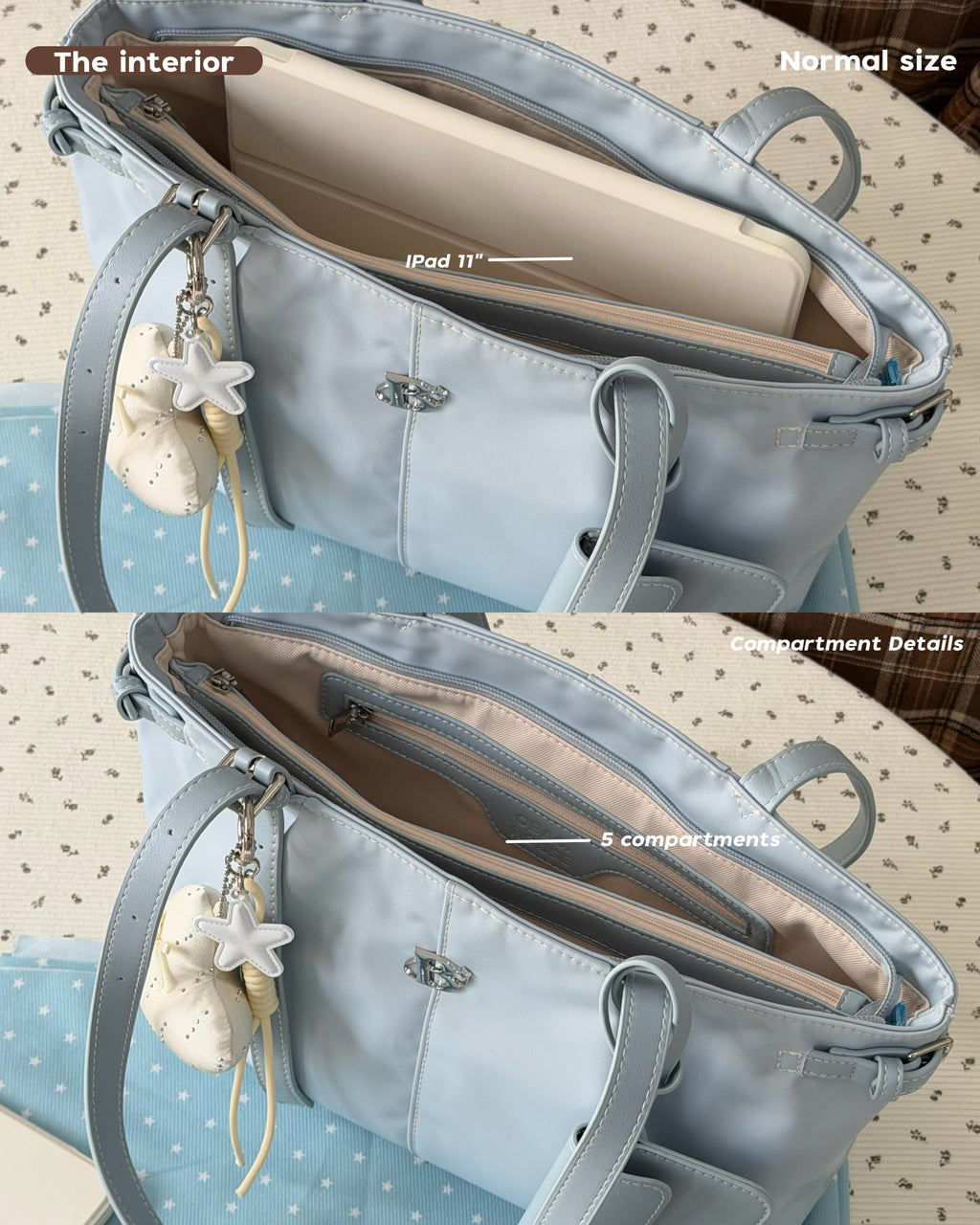 [獨家代理] [OBAGHOUSE] THE BLOOM TOTE ★NYLON★ COLLECTION_3 COLORS