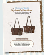 [獨家代理] [OBAGHOUSE] THE BLOOM TOTE ★NYLON★ COLLECTION_3 COLORS