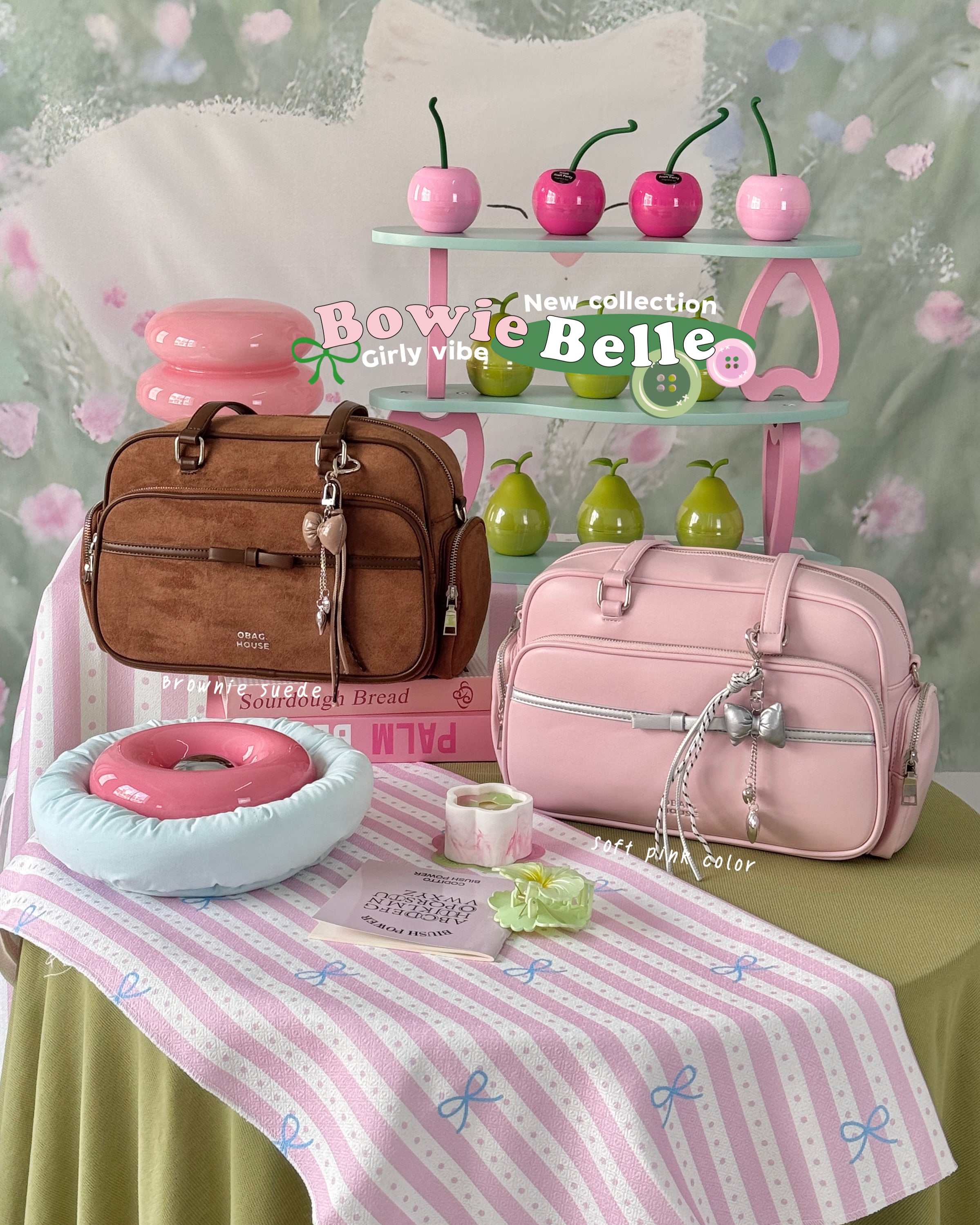 [New-in💓] [獨家代理🎀] Bowie Belle Shoulder Bag / 6colors