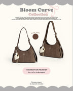 Bloom Curve Bag 🌷🌈 (shoulder/cross OK!!) - 6colors