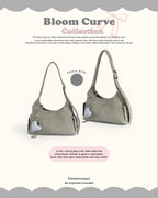 Bloom Curve Bag 🌷🌈 (shoulder/cross OK!!) - 6colors