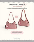 Bloom Curve Bag 🌷🌈 (shoulder/cross OK!!) - 6colors