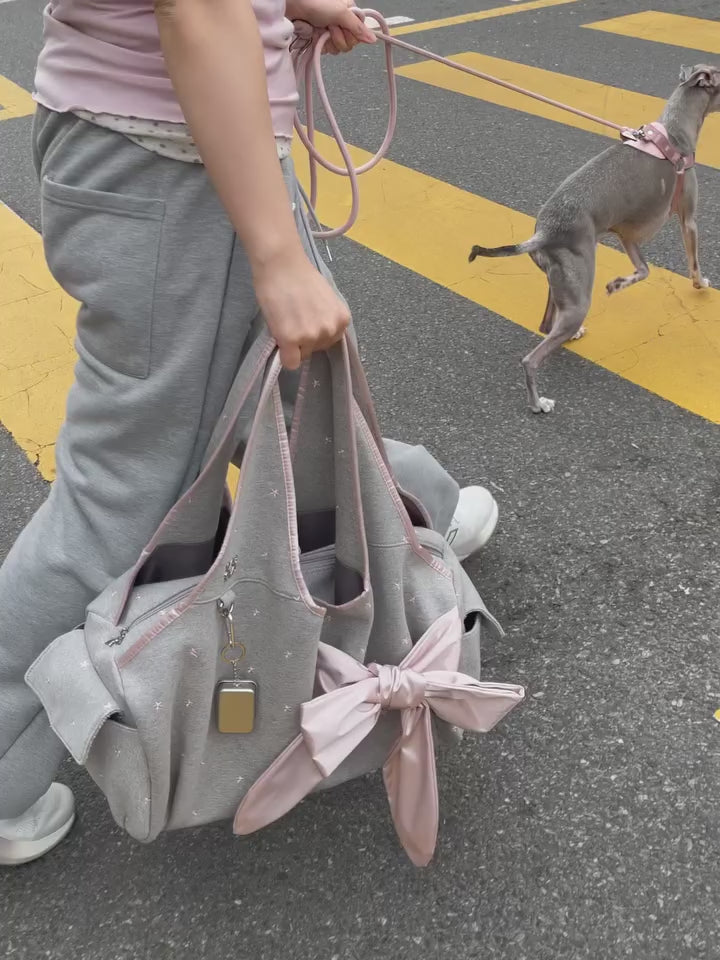 [dttm.club x siweol 獨家限定團購] Bow Shoulder Bag - Pink Star
