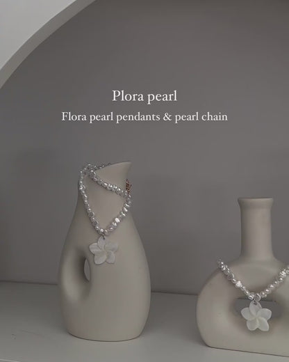 [handmade] Plora Pearl Necklace