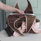 [dttm.club x siweol 獨家限定團購] Bow Shoulder Bag - Suede Taupe