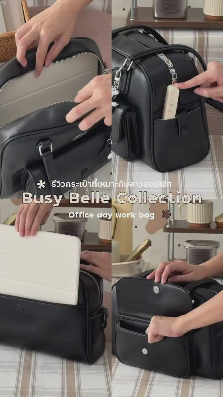 [獨家代理] the BusyBelle School Bag - Midnight Black