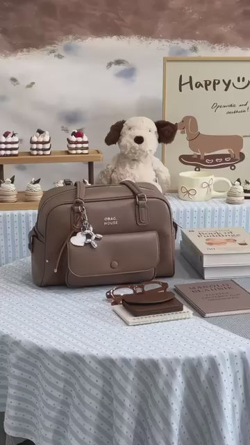 [獨家代理] the BusyBelle School Bag - Mocha Mousse