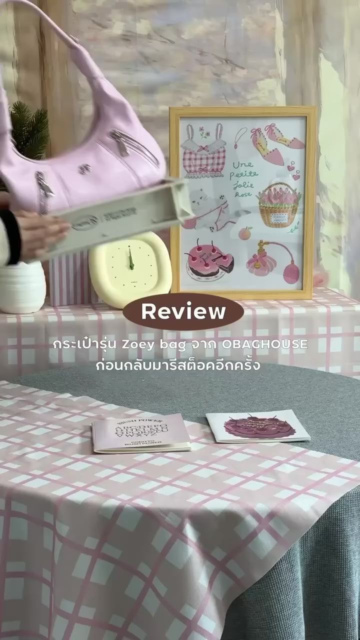 [香港現貨✨]  [獨家代理🎀] Zoey Shoulder Bag - pink