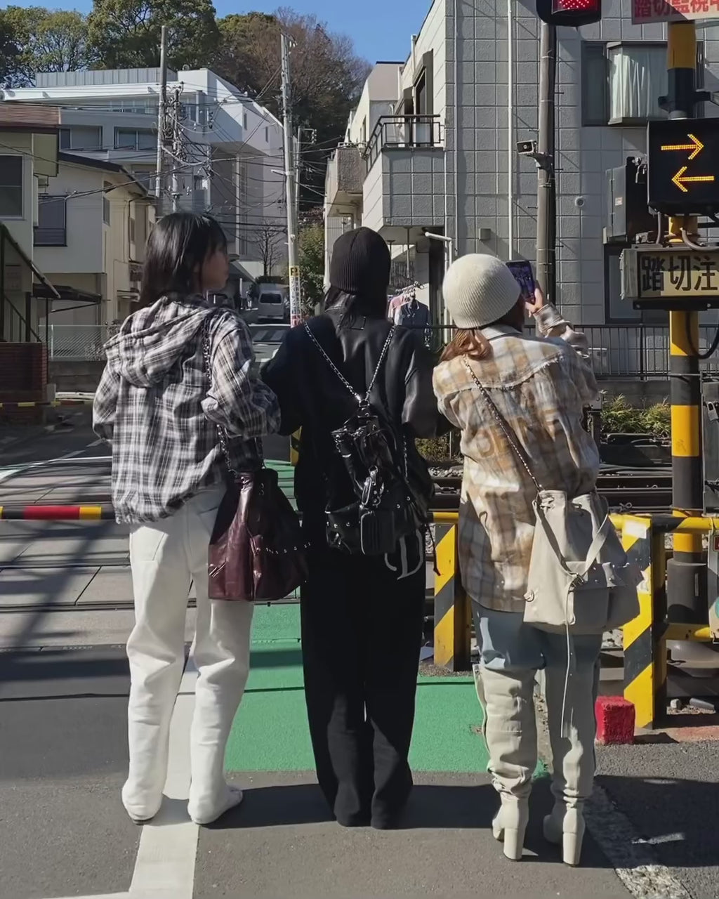 DEINET 5-WAY STUD POCKET MULTI BAG / 3COLORS