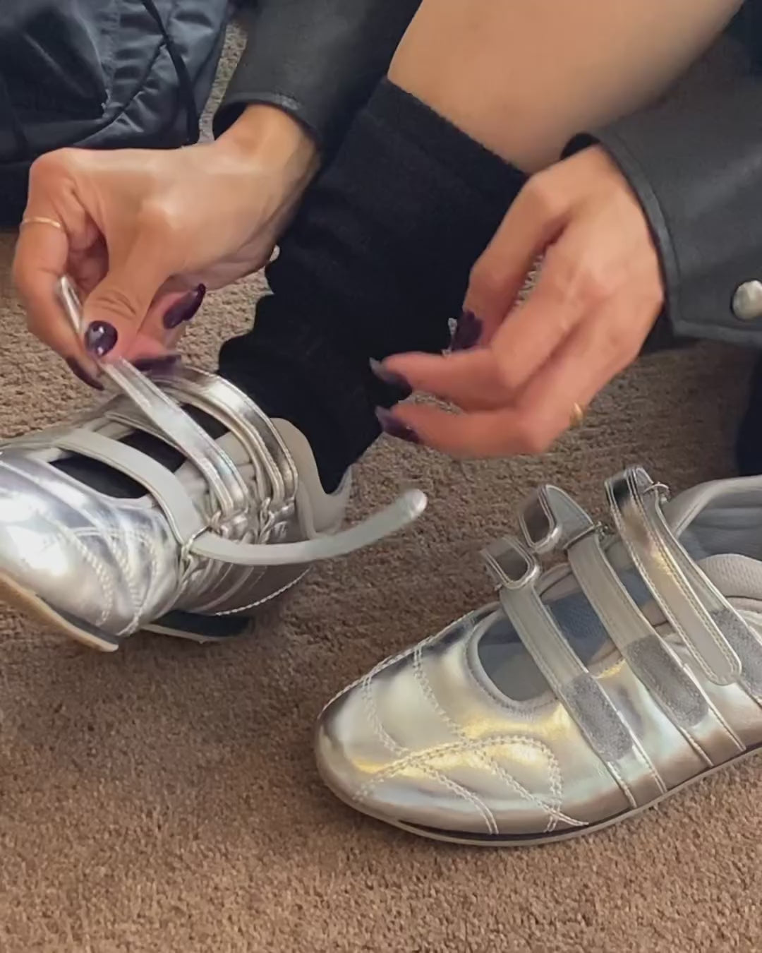 DEINET MOZZI SHOES IN SILVER