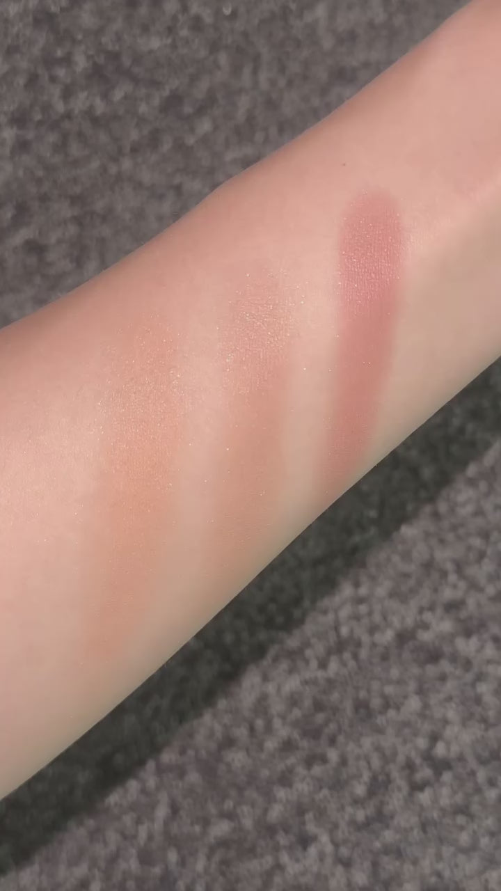 TWO SLASH FOUR All Over Face Blush - 3 BEIGE COLORS