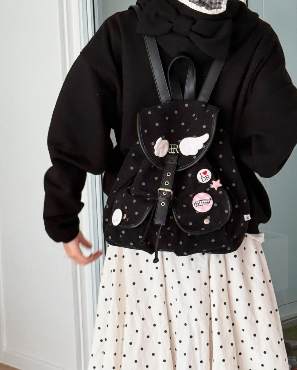 DRYROSE DOT POCKET BACKPACK