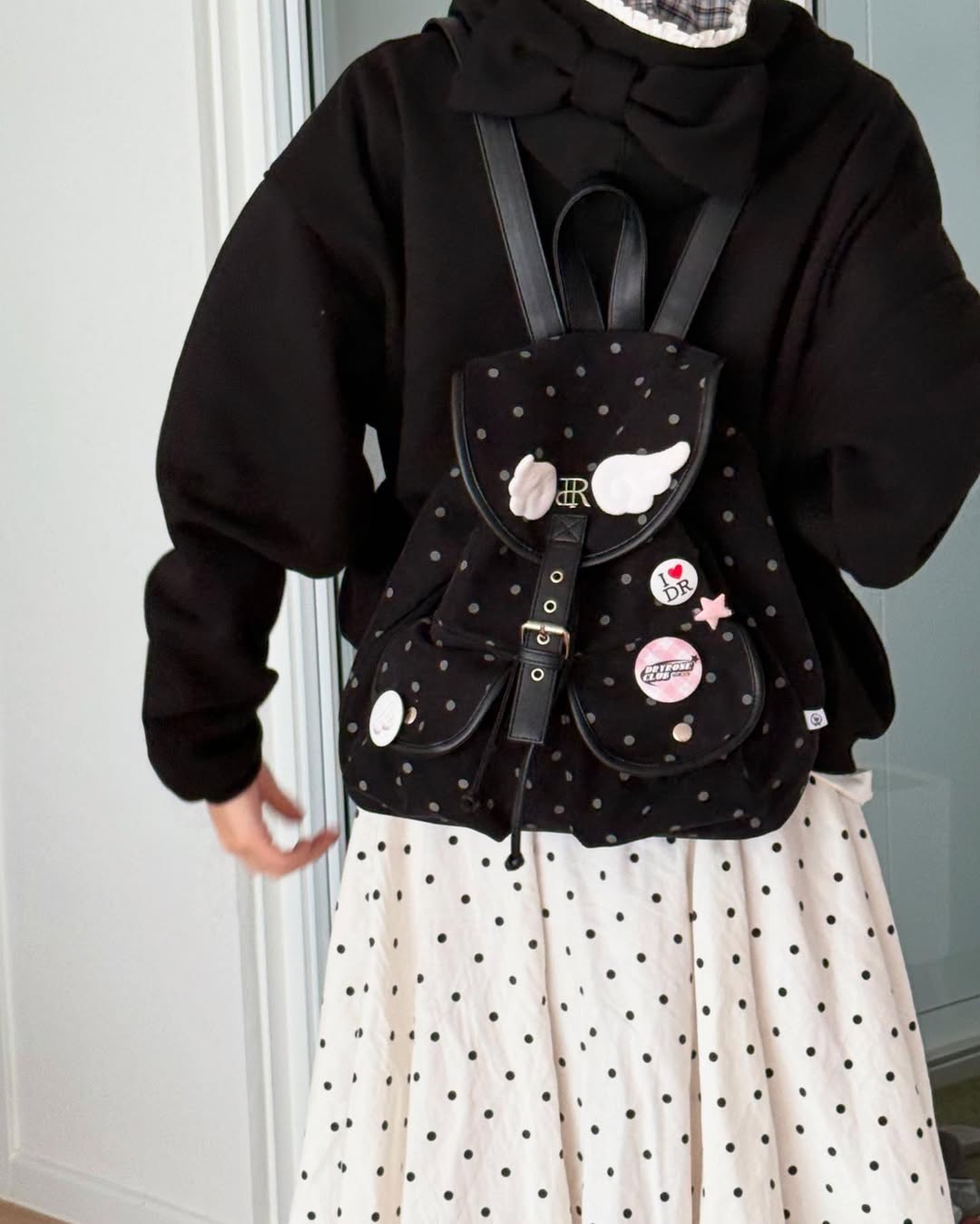 DRYROSE DOT POCKET BACKPACK