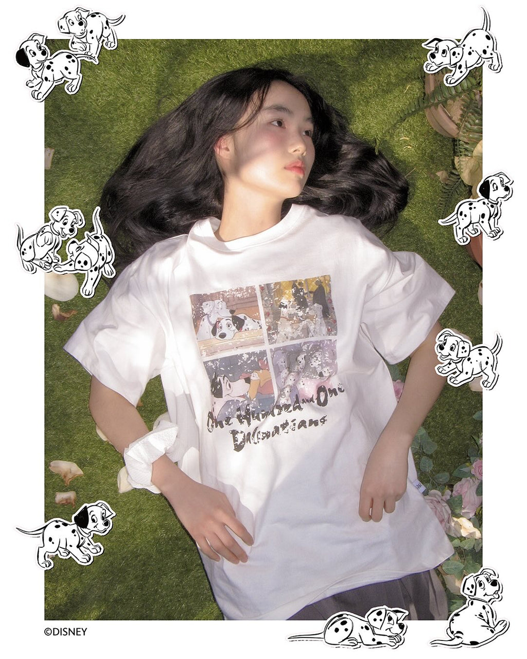 Ames-Worldwide x Disney DALMATIANS CARTOON TEE  / 2colors