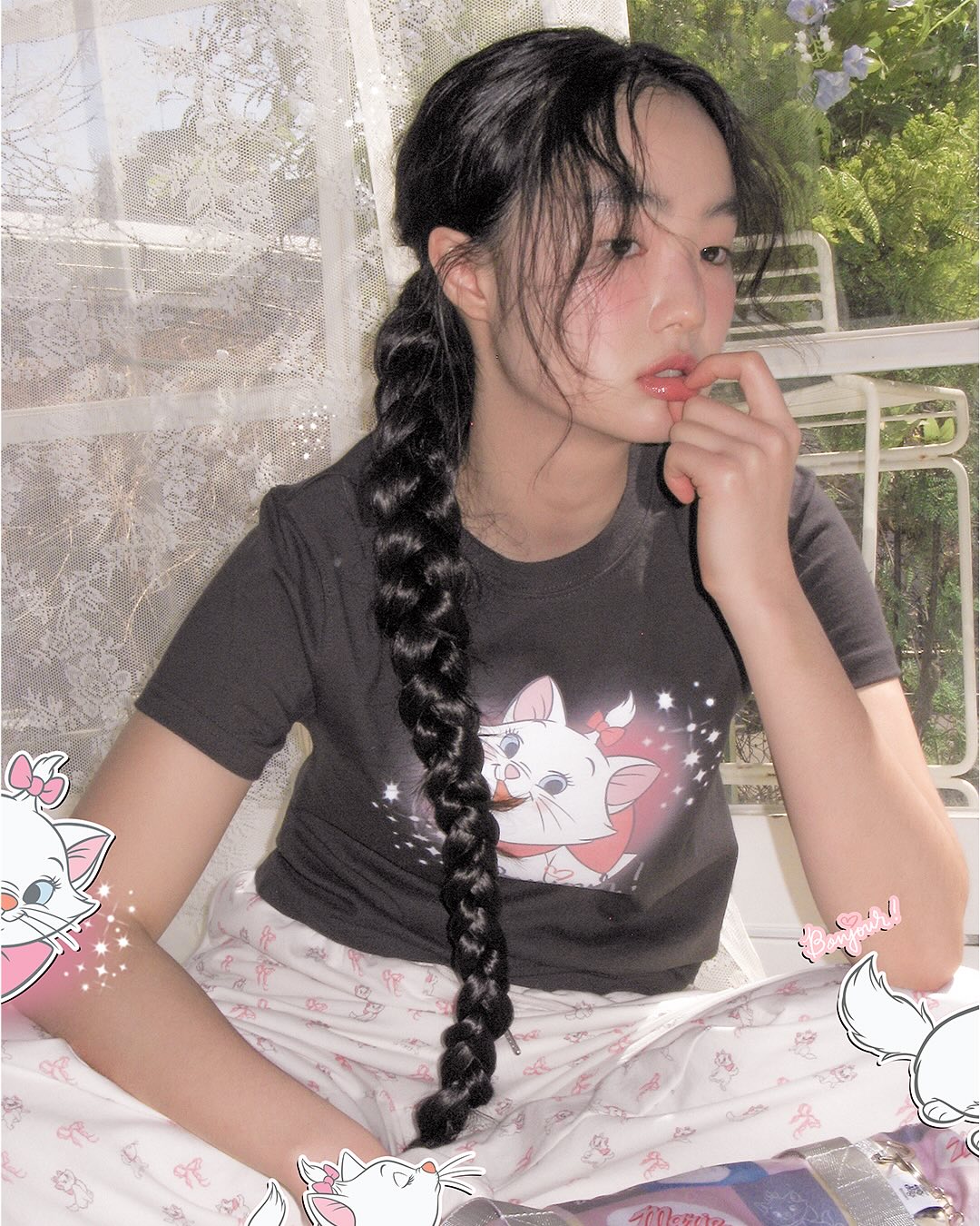 Ames-Worldwide x Disney LOVE MARIE TEE / 3colors