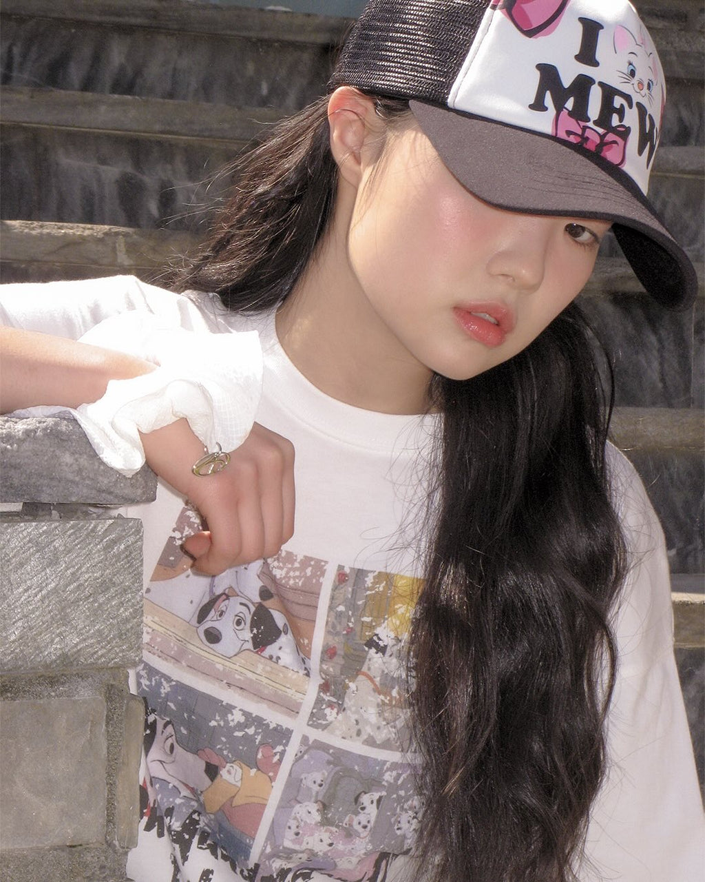 Ames-Worldwide x Disney DALMATIANS CARTOON TEE  / 2colors